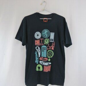 Time Machines T-Shirt Busted Tees Mens Medium New